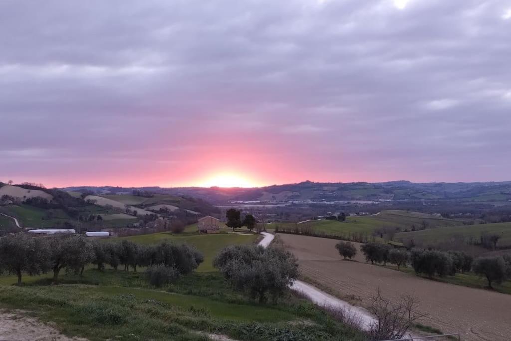 Casal Del Sole - Il Gelso Daire Montefelcino Dış mekan fotoğraf